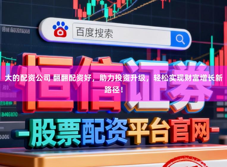 大的配资公司 翻翻配资好，助力投资升级，轻松实现财富增长新路径！