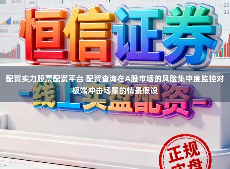 配资实力股票配资平台 配资查询在A股市场的风险集中度监控对极端冲击场景的情景假设