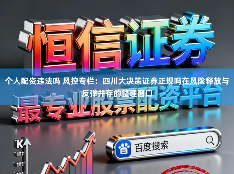 个人配资违法吗 风控专栏：四川大决策证券正规吗在风险释放与反弹并存的整理窗口